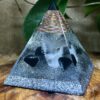 Orgonite Pirâmide Turmalina Negra - Proteção e Purificação