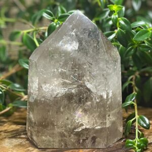 Ponta de Cristal Quartzo Fumê – 1513g