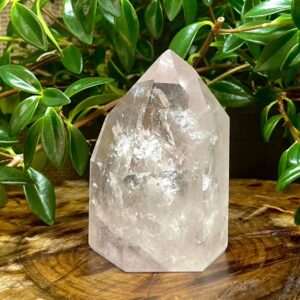 Ponta de Cristal Rocha – Cristal Mestre – Gerador de Energia – 367g
