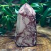 Mini Ponta de Cristal Jaspe Mocaita - 120g