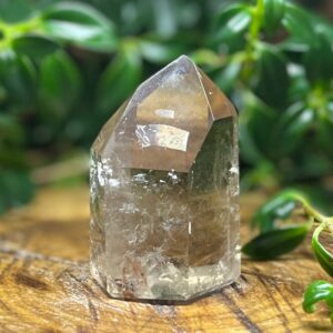 Mini Ponta de Cristal Quartzo Fumê – 127g