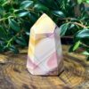 Mini Ponta de Cristal Jaspe Mocaita - 184g
