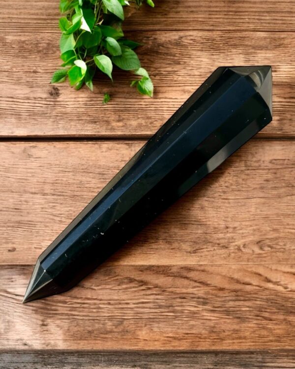 Vogel Cristal de Obsidiana Negra - 88g - Imagem 4
