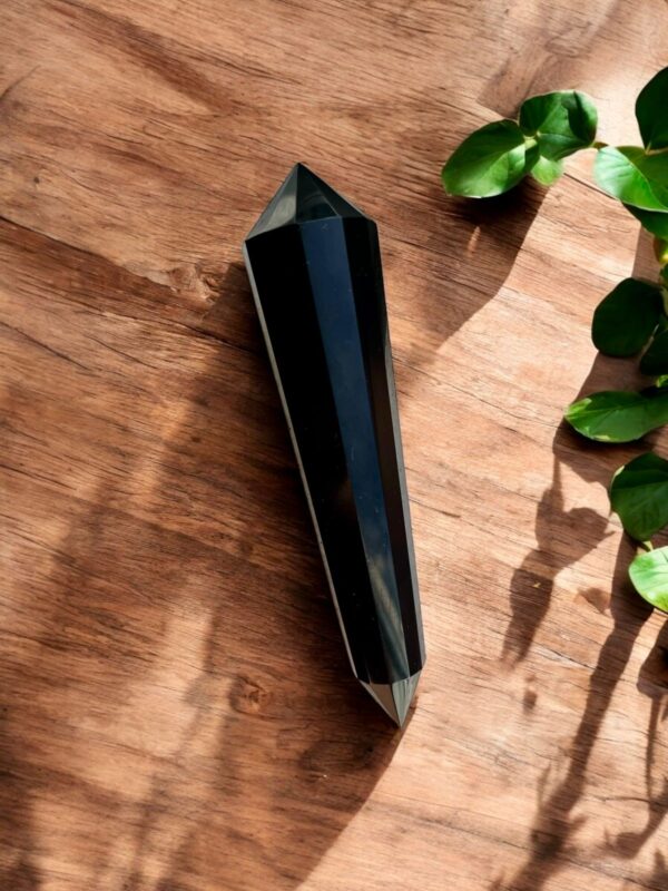 Vogel Cristal de Obsidiana Negra - 88g