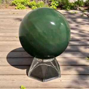 Bola / Esfera de Quartzo Verde – 285g