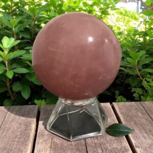 Bola / Esfera de Quartzo Rosa – 233g