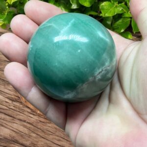 Bola / Esfera de Quartzo Verde – 285g