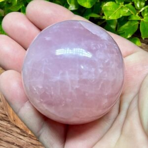 Bola / Esfera de Quartzo Rosa – 233g