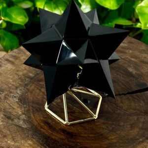 Merkabah – Asteroide de Obsidiana Negra – 390g
