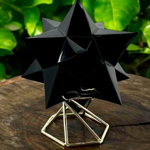 Merkabah – Asteroide de Obsidiana Negra – 390g