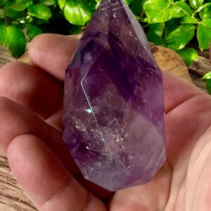 Gota Facetada de Ametista – 154g